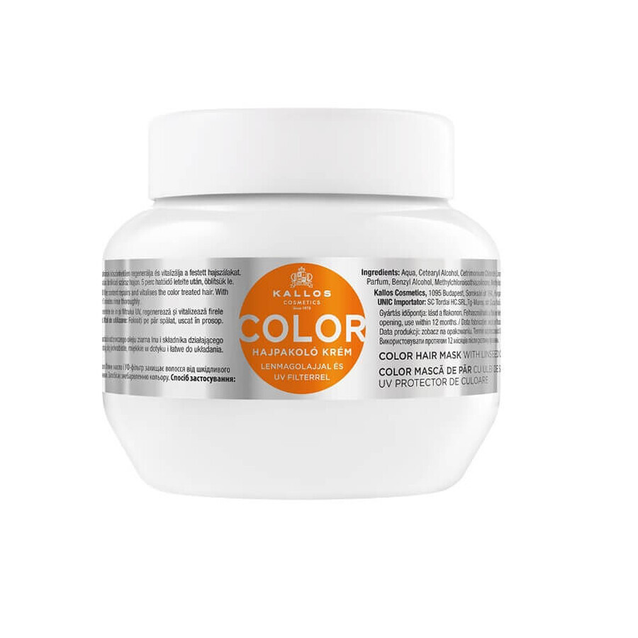 Acquista Kallos KJMN Color Hair Mask per capelli colorati, 275ml Kallos KJMN Color Hair Mask per capelli colorati, 275ml