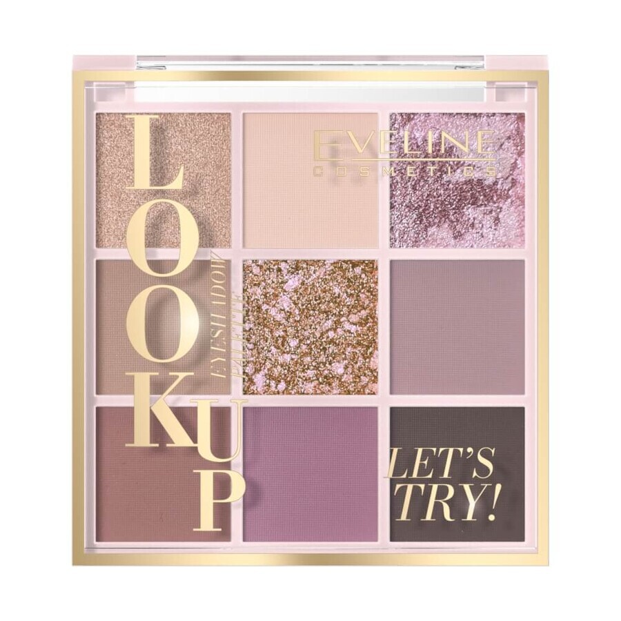 Comprar Eveline Cosmetics Paleta Look Up de 9 sombras de ojos Let s Try, 10,8 g Eveline Cosmetics Paleta Look Up de 9 sombras de ojos Let s Try, 10,8 g