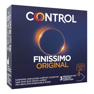 Control Finissimo Original extra dunne condooms van natuurlatex, 3 stuks