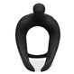 S-Hande Dot Ring Vibrating Penis Ring Black