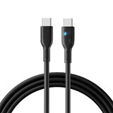 Joyroom Premium Series A13 USB-C / USB-C 100W cablu 2m - negru