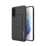 Wozinsky Kickstand Hoesje siliconen case met standaard voor Samsung Galaxy S21+ 5G zwart