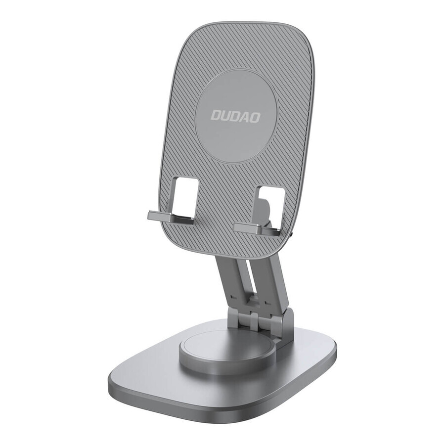 Dudao desk telescopic stand folding phone stand tablet gray (F5XS)