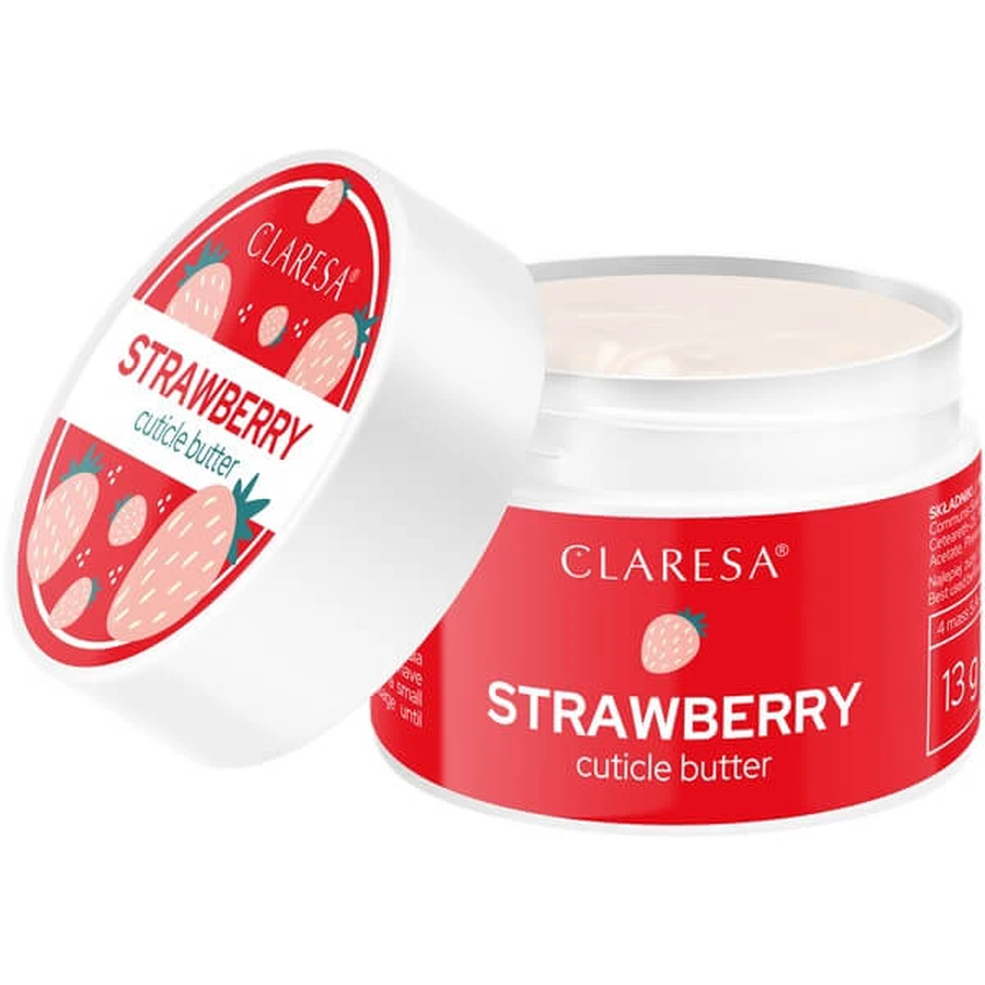 Claresa Cuticle Butter Strawberry, 13 g