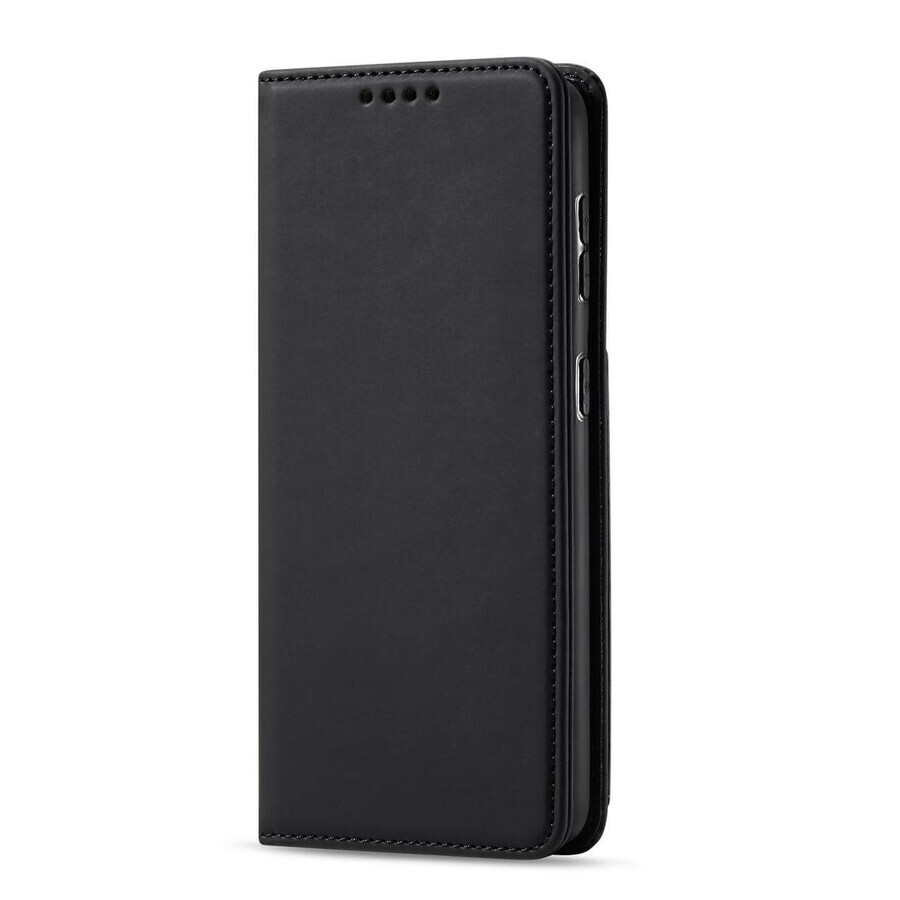 Magnet-Kartenetui für Samsung Galaxy S22+ (S22 Plus) Karte Brieftasche Fall Kartenhalter schwarz