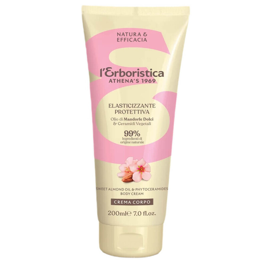 L Erboristica crema corporal con aceite de almendras, 200 ml