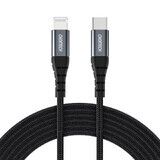 Choetech IP0039 USB-C / Lightning MFi cable 480Mbps 3A 1.2m - black