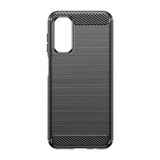 Carcasă flexibilă cu model de carbon pentru Samsung Galaxy M14 Carbon Case - negru
