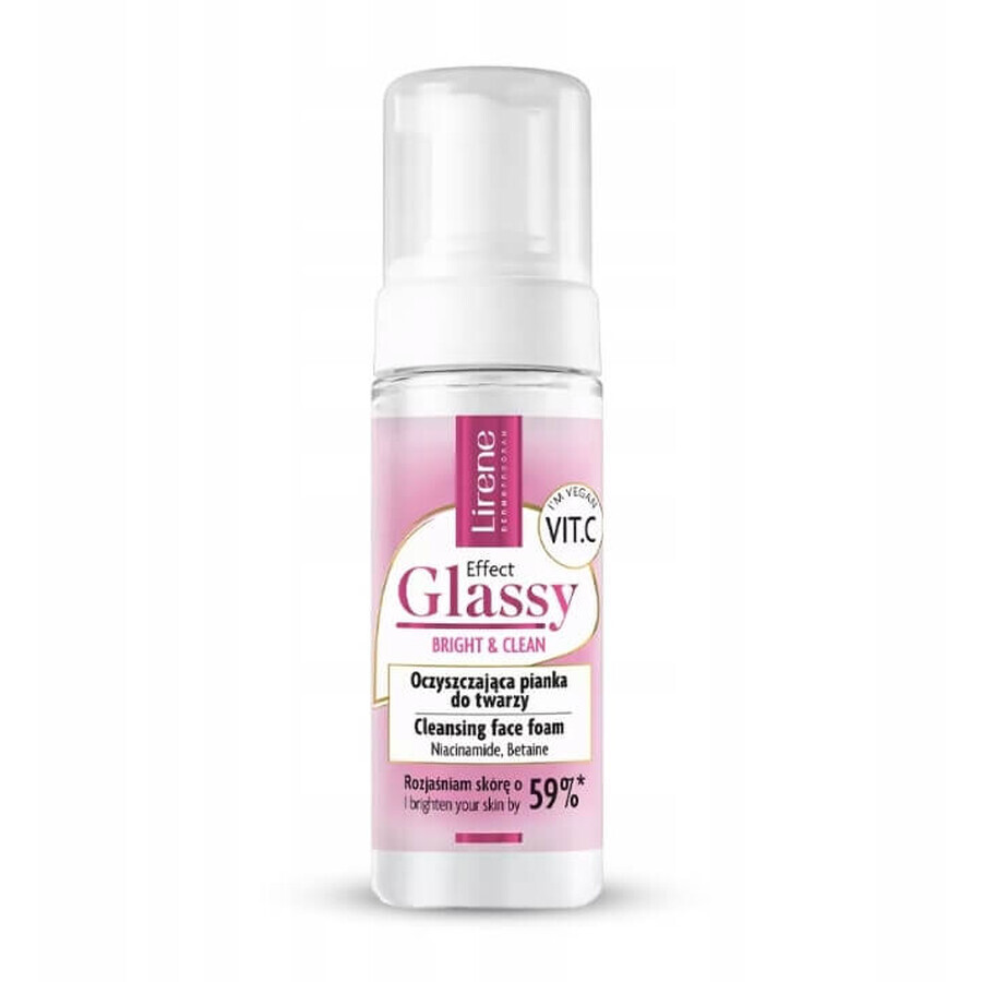 Boutique Lirene Effect Glassy Mousse purifiante pour le visage, 150 ml Lirene Effect Glassy Mousse purifiante pour le visage, 150 ml