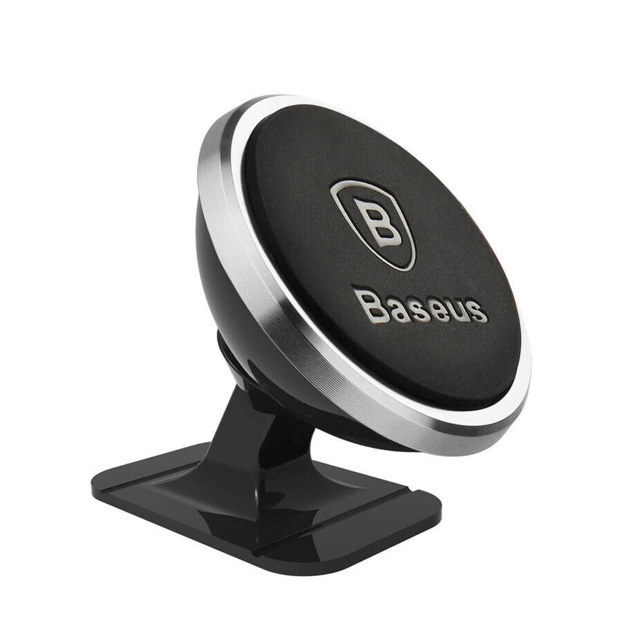 Baseus 360º (Overseas Edition) magnetic car mount for cockpit - silver
