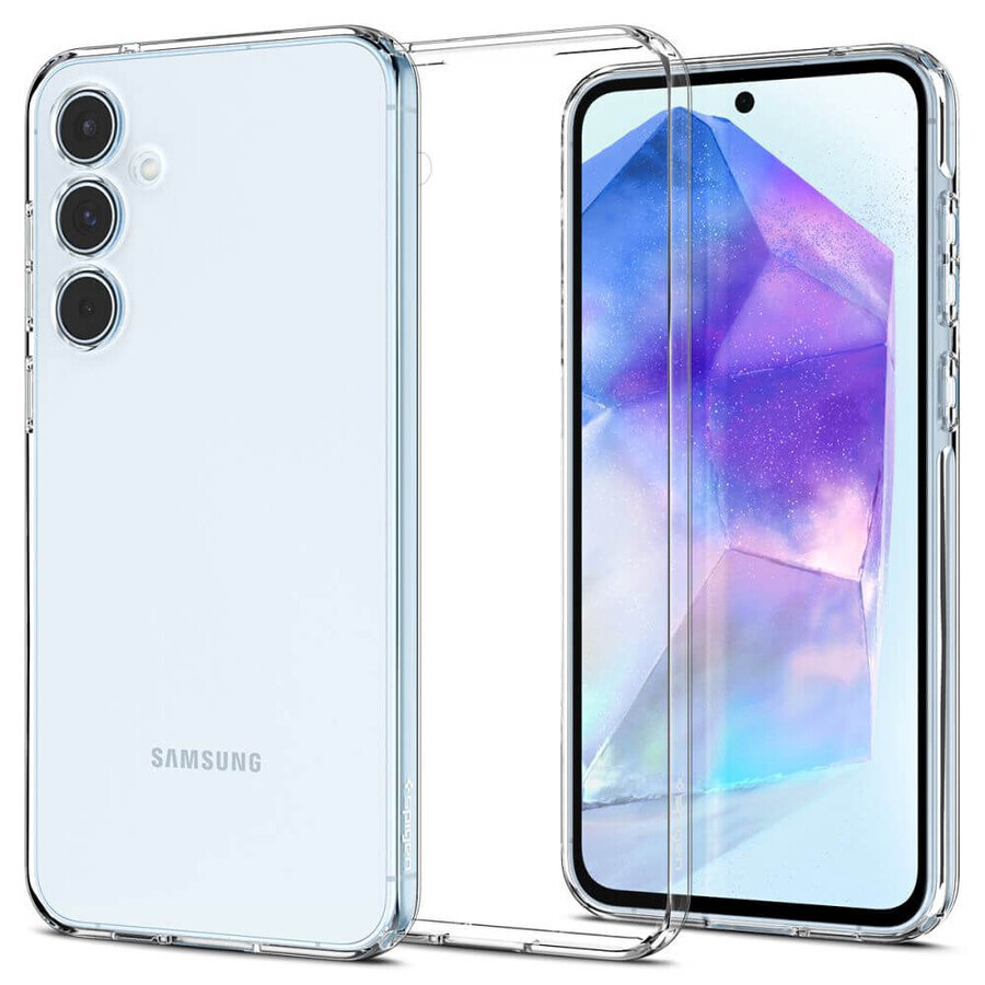 Custodia Spigen a cristalli liquidi per Samsung Galaxy A55 5G - trasparente