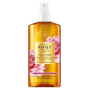 Bielenda Aceite de Cuidado de Rosa + Camelia + Higo Chumbo, 150 ml