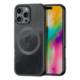 Funda Dux Ducis Aimo Mag con MagSafe para iPhone 16 Pro - negro