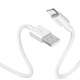 Dudao cablu USB / Lightning 3A 1m alb (L1L alb)