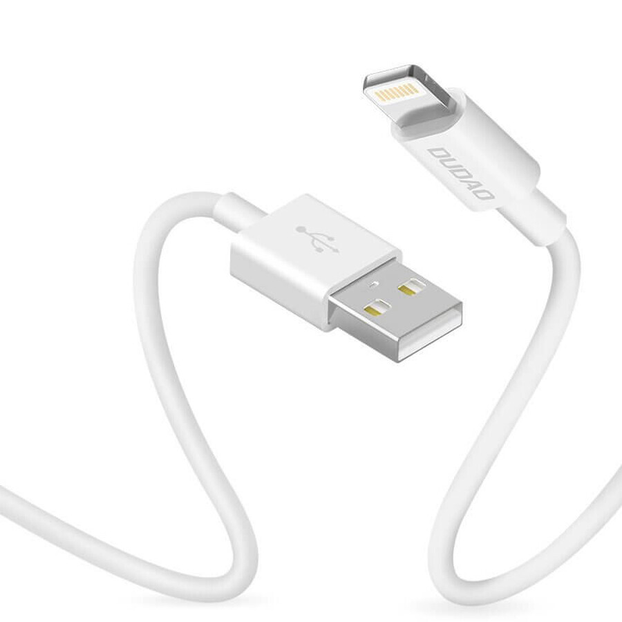 Dudao cable USB / Lightning 3A 1m blanco (L1L blanco)