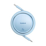 Baseus Free2Pull coiled USB-C / Lightning 20W cable 1m - blue