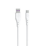 Dudao cablu USB - USB Tip C 6A 1 m alb (TGL3T)