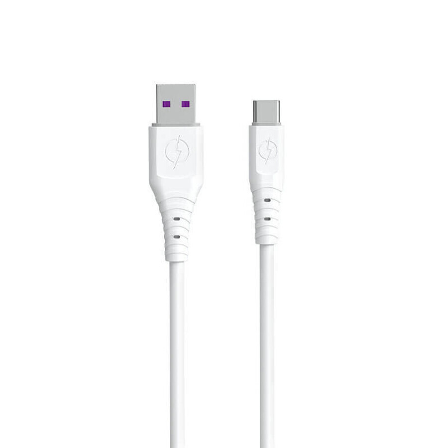 Dudao Kabel USB - USB Typ C 6A 1 m weiß (TGL3T)
