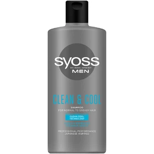 Syoss Men Clean amp; Cool Shampoo shampoo for normal to oily hair, 440 ml