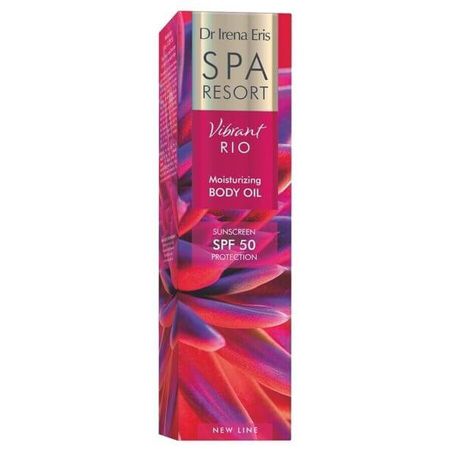 Dr. Irena Eris SPA Resort Vibrant Rio Feuchtigkeitsspendendes Sonnenschutzöl SPF 50, 200 ml
