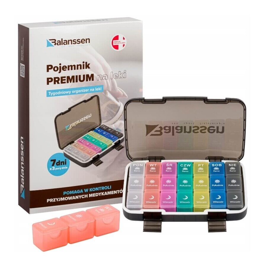 Balanssen Premium medication container 3 times of day, 1 piece