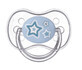 Canpol, T&#233;tine en silicone pour nouveau-n&#233;, sym&#233;trique 6-18m 22/581, bleu, 1 pi&#232;ce