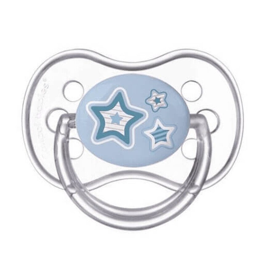 Winkel op Canpol, Siliconen fopspeen voor pasgeboren baby's, symmetrisch 6-18m 22/581, blauw, 1 stuk Canpol, Siliconen fopspeen voor pasgeboren baby's, symmetrisch 6-18m 22/581, blauw, 1 stuk