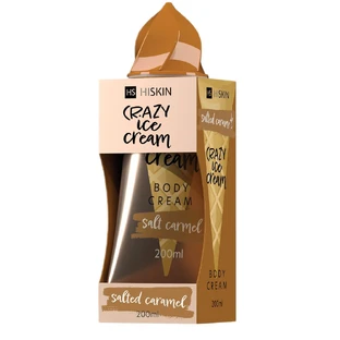HiSkin Crema Corporal Crazy Ice Cream Caramelo Salado, 200 ml