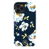 Kingxbar Blossom Etui verziert mit echten Swarovski Kristallen iPhone 12 Pro Max mehrfarbig (Gardenia)