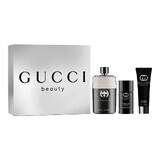 Gucci Guilty Pour Homme Eau de Toilette Set, 90 ml + Deodorant Stick, 75 ml + Duschgel, 50 ml