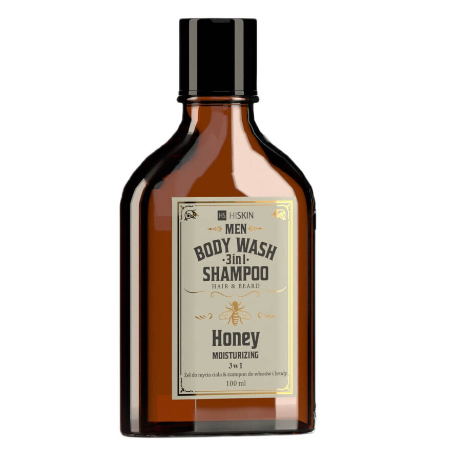 Winkel op HiSkin Men Whisky Body Wash Gel en Haar- en Baardshampoo 3in1 Honing, 100ml HiSkin Men Whisky Body Wash Gel en Haar- en Baardshampoo 3in1 Honing, 100ml