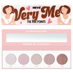 Paleta de sombras de ojos MIYO The Five Points Very Me, 6,5 g