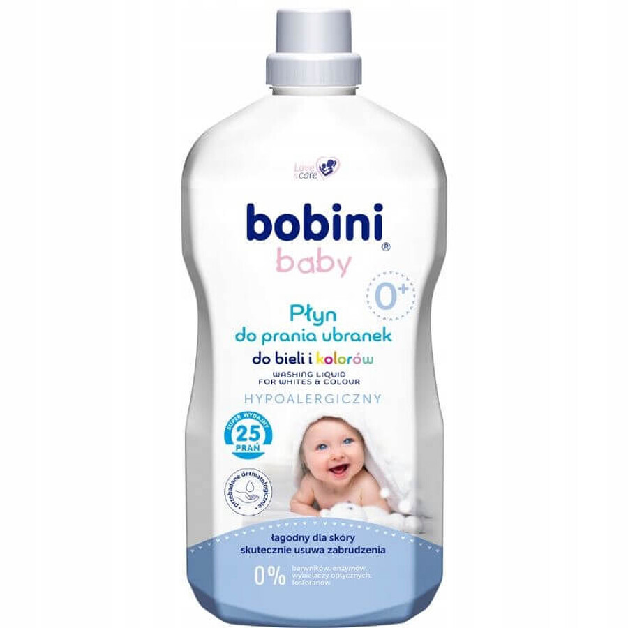 Bobini Baby Clothes Washing Liquid for whites and colors, 1.8 l