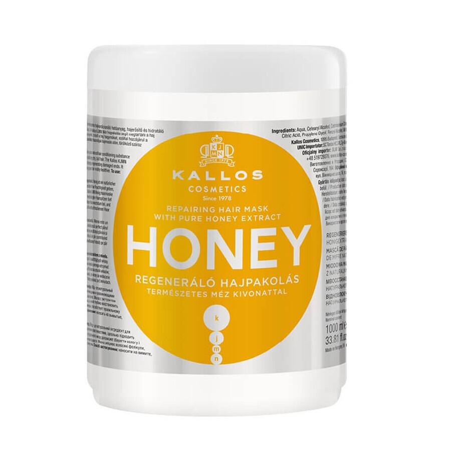 Acquista Kallos KJMN Maschera per capelli al miele, 1000ml Kallos KJMN Maschera per capelli al miele, 1000ml