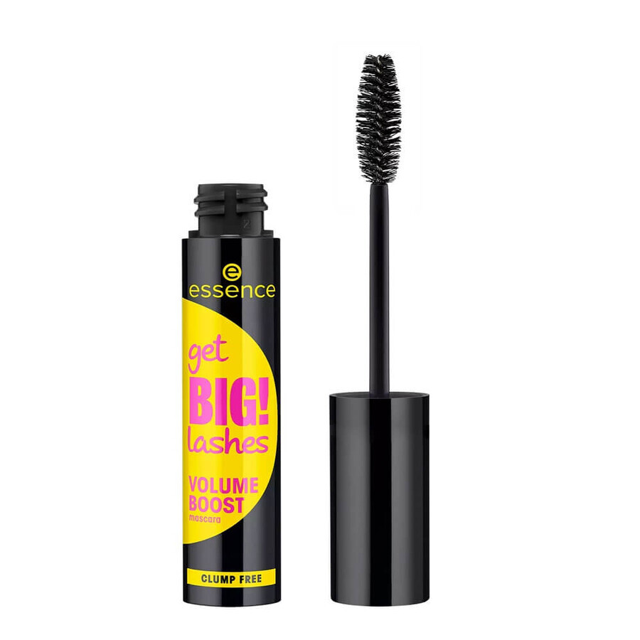 Boutique Essence Get Big Lashes Volume Boost Mascara Mascara épaississant noir, 12 ml Essence Get Big Lashes Volume Boost Mascara Mascara épaississant noir, 12 ml