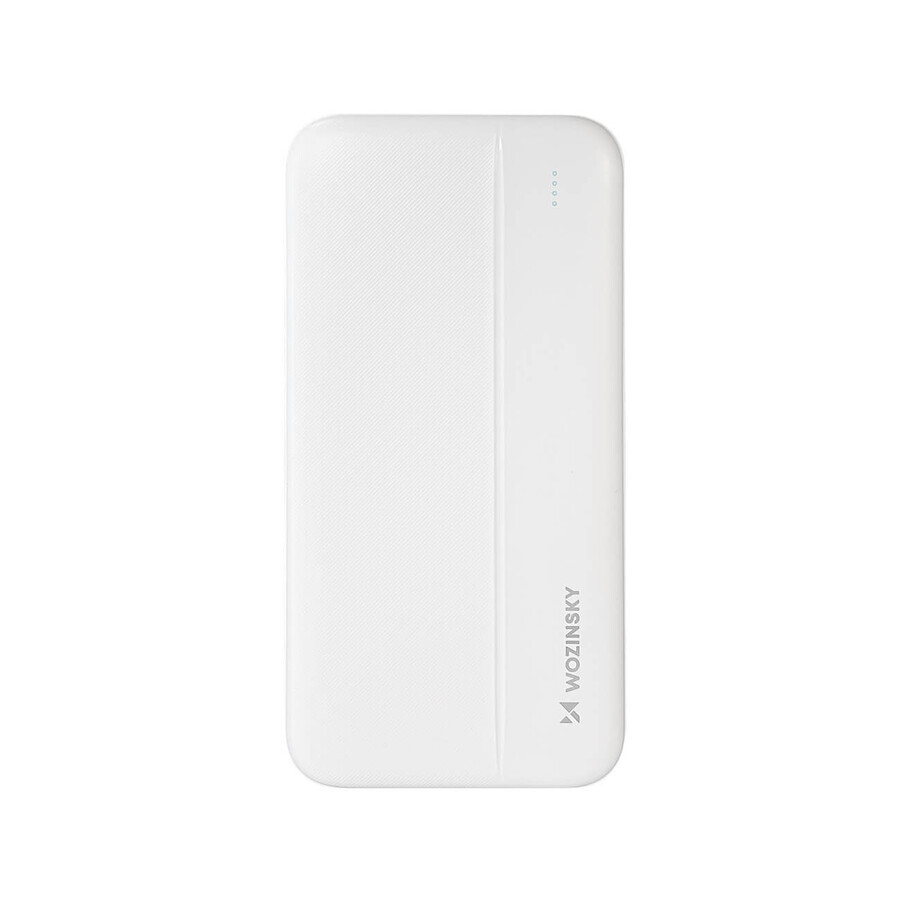 Wozinsky Li-Po powerbank 10000mAh 2 x USB white (WPBWE1)