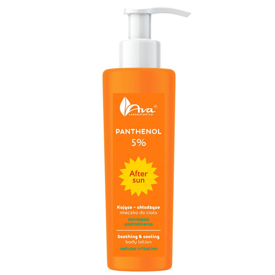 Buy Ava Laboratorium Panthenol 5% Soothing and cooling body milk after sunbathing, 200 ml Ava Laboratorium Panthenol 5% Soothing and cooling body milk after sunbathing, 200 ml