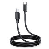 Joyroom Seria de lungă durată A9 USB-C / USB-C PD QC 60W 3A cablu 1m - negru