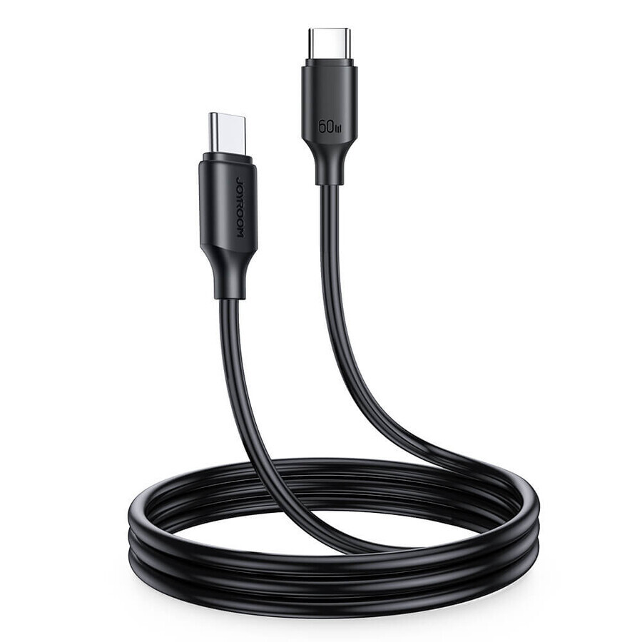 Joyroom Cavo di lunga durata serie A9 USB-C / USB-C PD QC 60W 3A 1m - nero