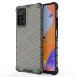 Honeycomb caz armat cu cadru de gel Xiaomi Redmi Notă 11 Pro + / 11 Pro negru