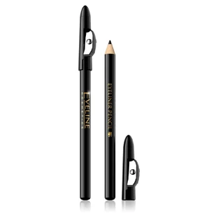 Eveline Cosmetics Lápiz de ojos Negro Corto, 1 unidad