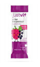 Justvit Throat Lollipop with raspberry and currant flavor, 1 piece