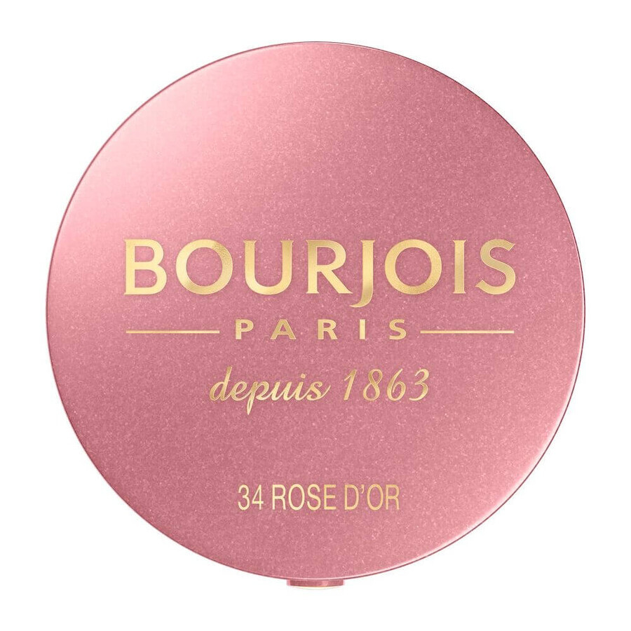 Bourjois Little Round Pot Blush 34 Rose d Or, 2.5 g
