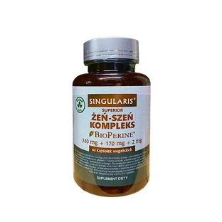 Singularis, Complejo de Ginseng Bioperine, 60 cápsulas