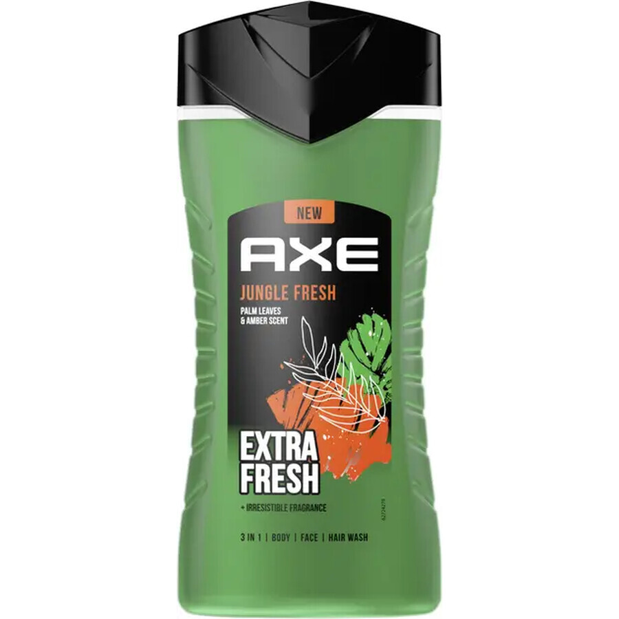 Comprar Axe Jungle Fresh Gel de ducha y champú 3 en 1, 250 ml Axe Jungle Fresh Gel de ducha y champú 3 en 1, 250 ml