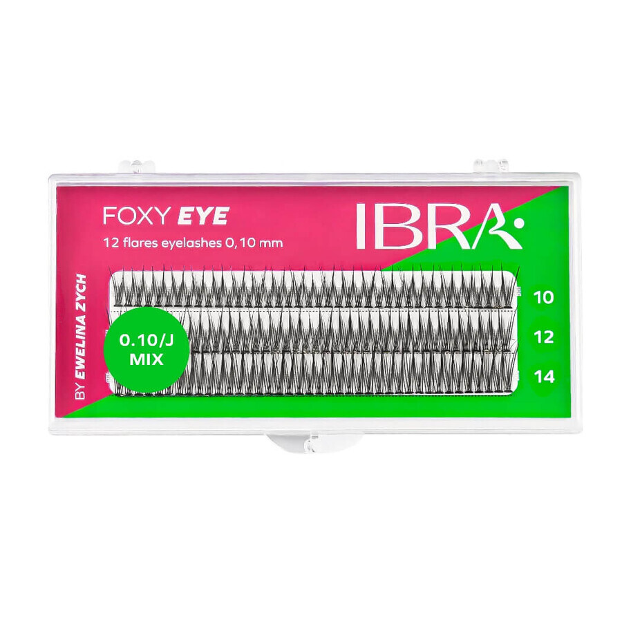 Ibra Foxy Eye Wimperhaartjes Mix, 120 stuks