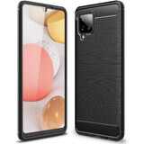 Husă flexibilă Carbon Case Samsung Galaxy A42 5G negru