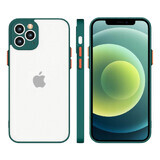 Milky Case Silikon flexible durchsichtige Hülle für Samsung Galaxy A42 5G dunkelgrün