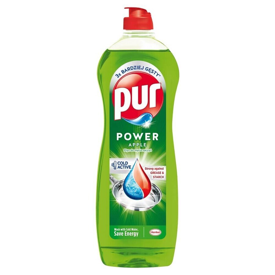 Líquido lavavajillas Pur Power Manzana, 750 ml