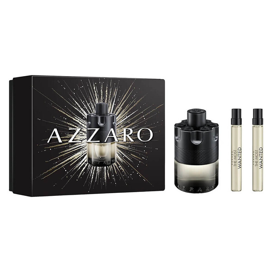 Buy Azzaro The Most Wanted Intense Set Eau de Toilette, 100 ml + Eau de Toilette, 2 x 10 ml Azzaro The Most Wanted Intense Set Eau de Toilette, 100 ml + Eau de Toilette, 2 x 10 ml